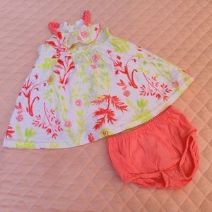 Penelope Mack swiss dot floral summer set for baby girl, 6-9 months